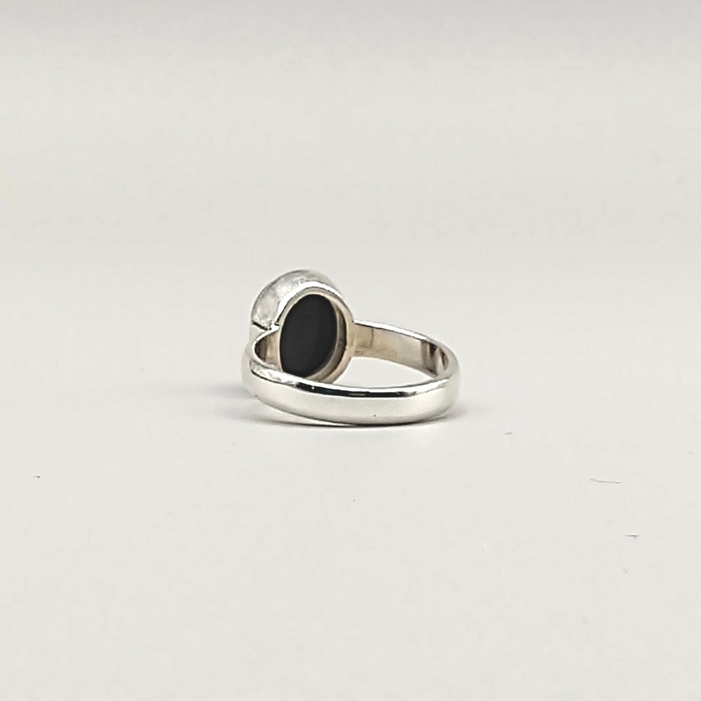 Malachit-Ring, oval, Cabochon, Gr. 61